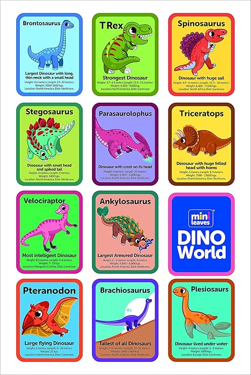 Mini Leaves 35 Piece Wooden Jigsaw Puzzle for Kids | Dinosaurs Jigsaw Puzzle | Educational Toys for Kids