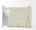 Divine Casa 120 GSM Microfiber Single Kids Dohar Soft & Lightweight Throw Blanket Floral Burst Pattern Colour Soybean & White