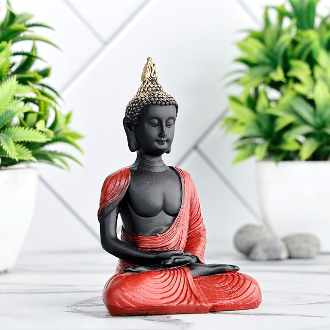 Global Grabbers New Sitting Meditating Buddha Statue showpiece Idol Home Decor Gifts