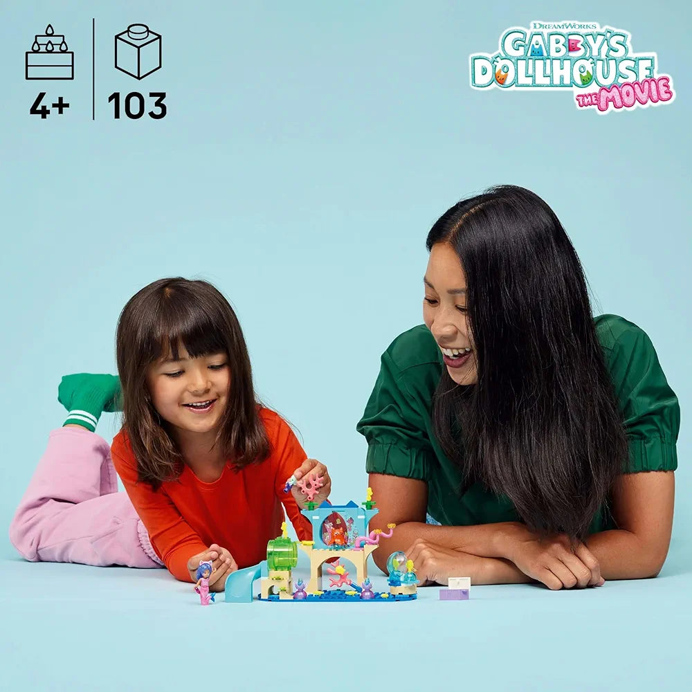 Lego Gabby’s Dollhouse Mermaid Gabby’s Aquarium Adventure Animal Toy 11204 Building Blocks Toys for 4+ Gift for Boys and Girls