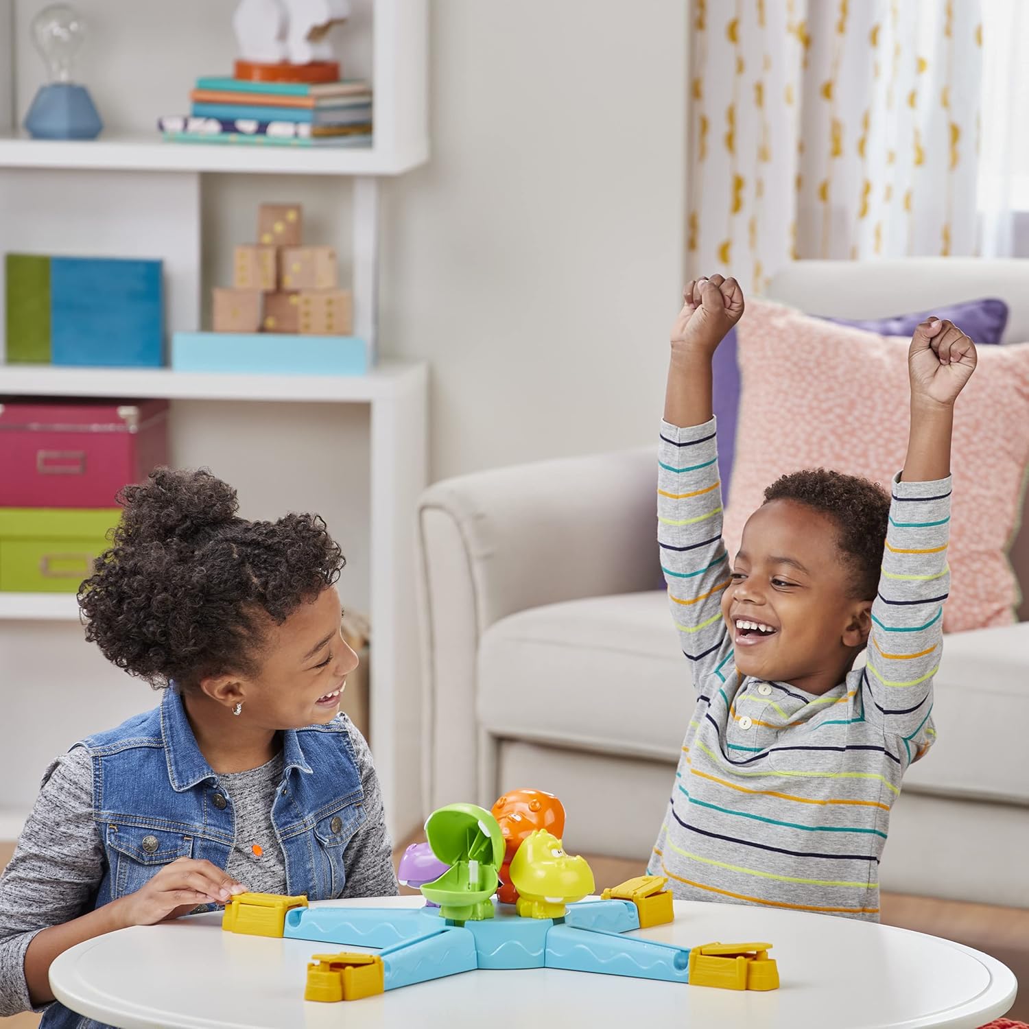 Hasbro Gaming Hungry Hungry Hippos Launchers Game for Kids Ages 4 and Up