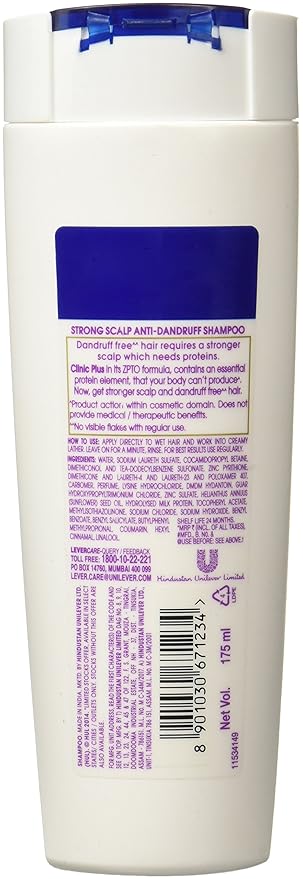 Clinic Plus Strong Scalp Anti-Dandruff Shampoo - 175 ml