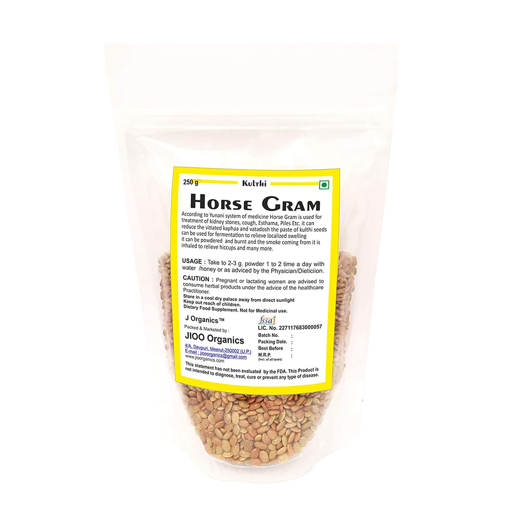 Jioo Organics Horse Gram Organic Moth Beans Whole - 250 gms