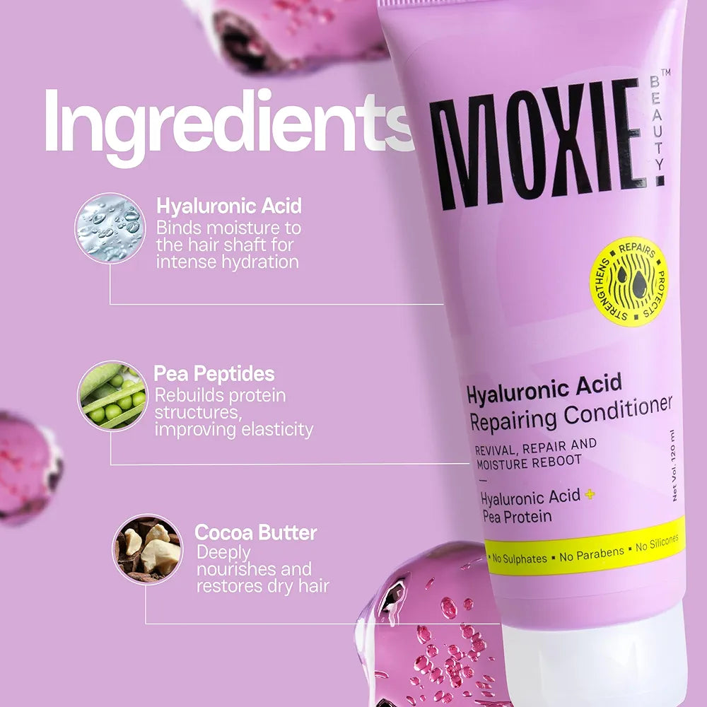 Moxie Beauty Hyaluronic Acid Repair Conditioner - 120 ml