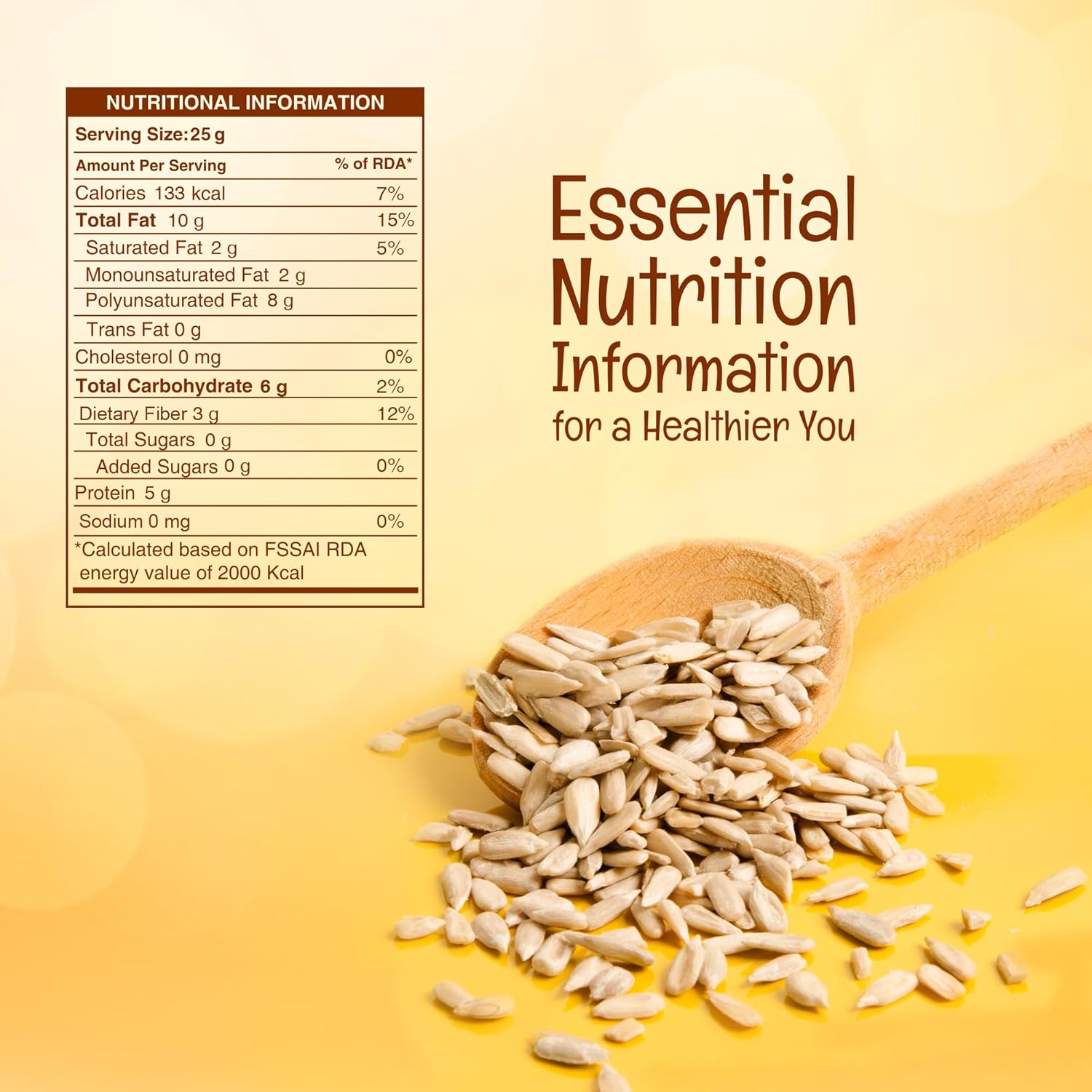 Pureheart Premium Raw Sunflower Seeds for Eating - Protein, Fibre and Antioxidants Rich Superfood for Heart Health, Immune Support, Healthy Diet Snack