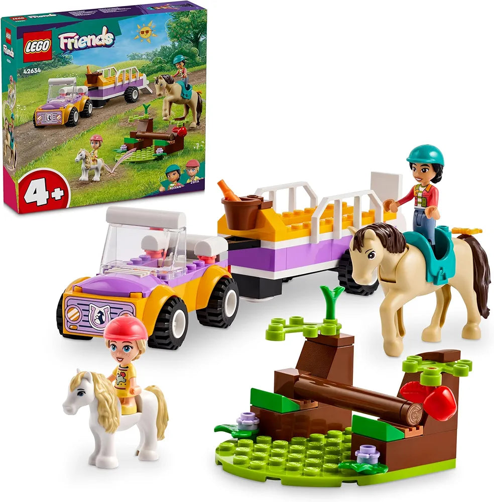 Lego Friends Horse and Pony Trailer Building Toy for Kids 42634