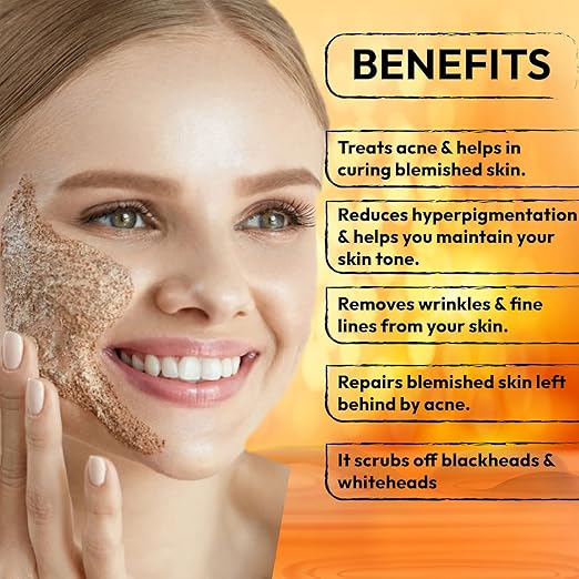 Luvyh Multani Mitti and Rice Water Face Scrub - 100 gms