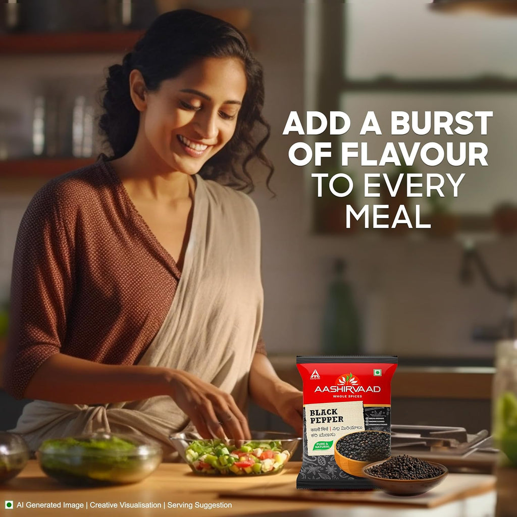 Aashirvaad Black Pepper 100g