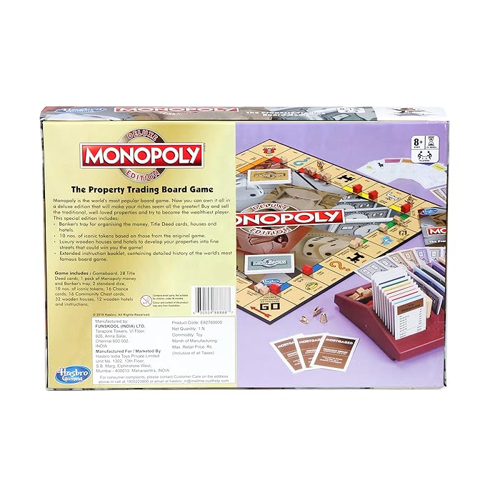 Monopoly Deluxe Edition Board Game Fantasy Board Game