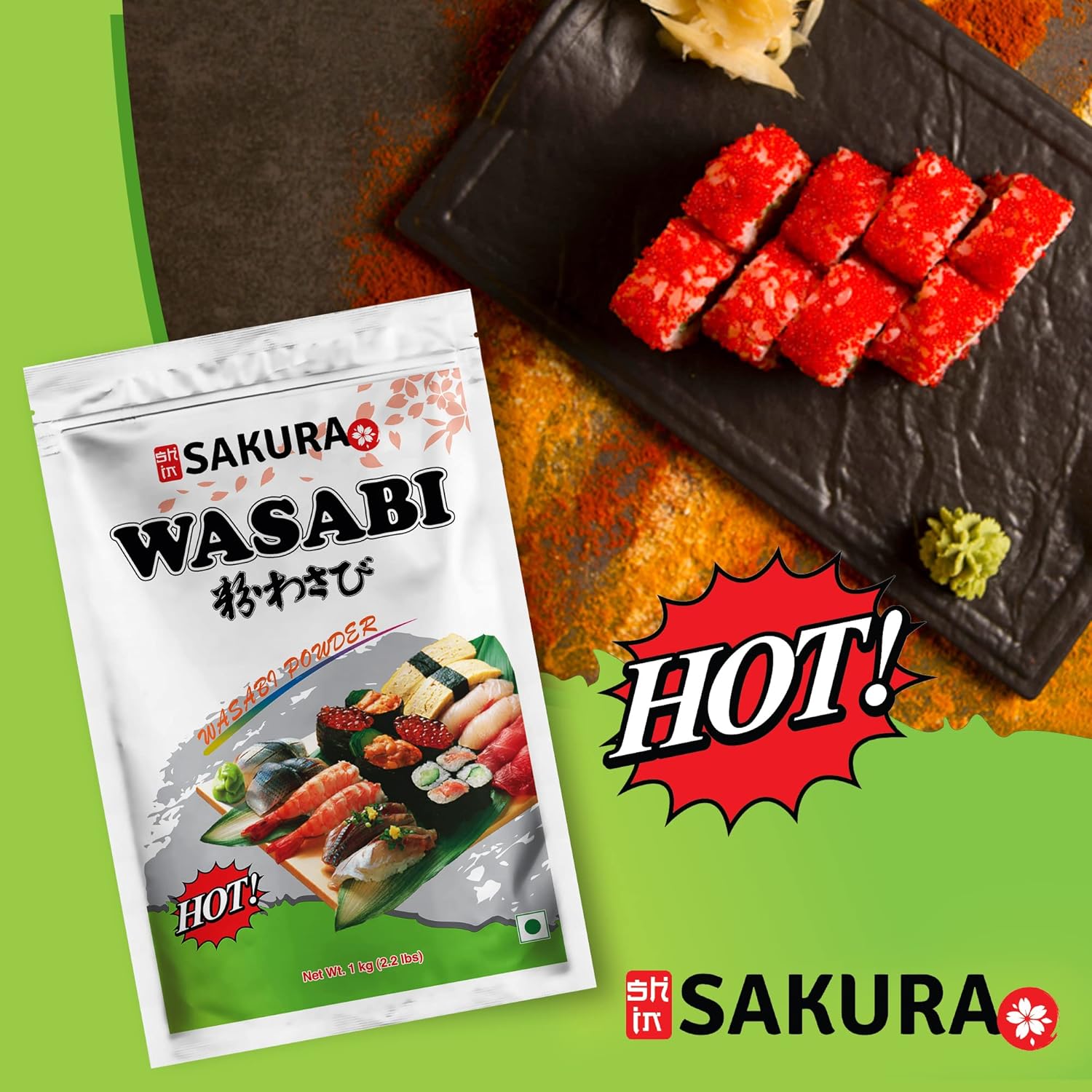 Sakura Wasabi Powder - 1000 gms