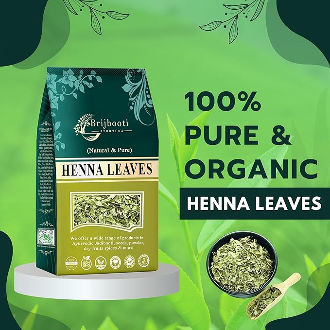 Brijbooti Birju Mahavir Dry Heena Leaves - 200 gms