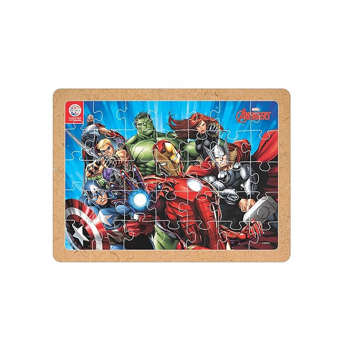 Ratnas Wooden Floor Puzzle Avengers 35 Pieces Jigsaw Puzzle for Kids 3+ Years