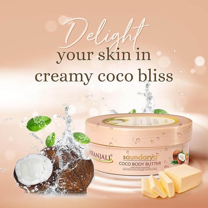 Patanjali Saundarya Coco Body Butter Cream - 200 gms