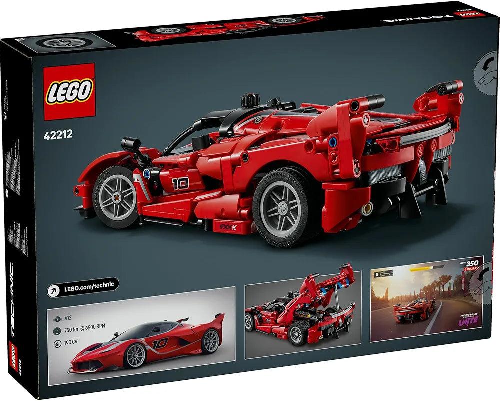 Lego Technic Ferrari FXX K Model Car Kit STEM Building Toy 42212 Building Blocks Toys for 10+ Gift for Boys and Girls