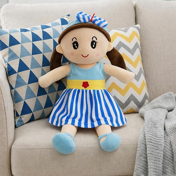 Kidology Soft Plush Doll Toy for Baby & Girls - 45 cm