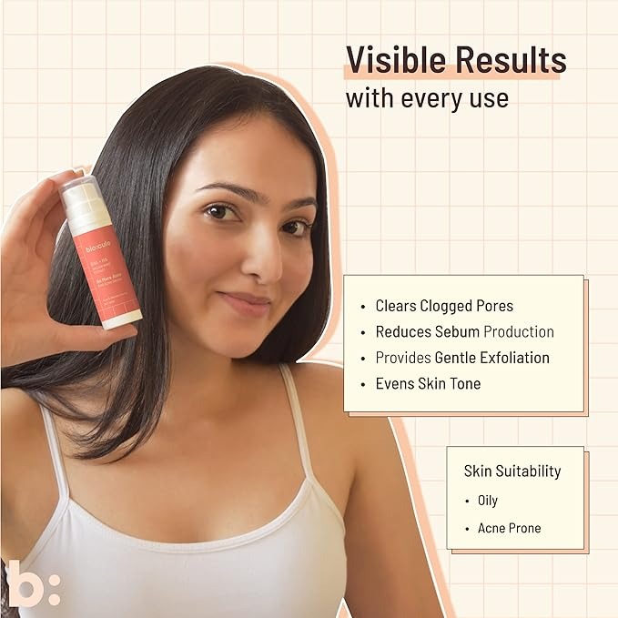 Biocule No More Acne Anti Acne 2% w/w of Salicylic Acid Face Serum - 30 ml