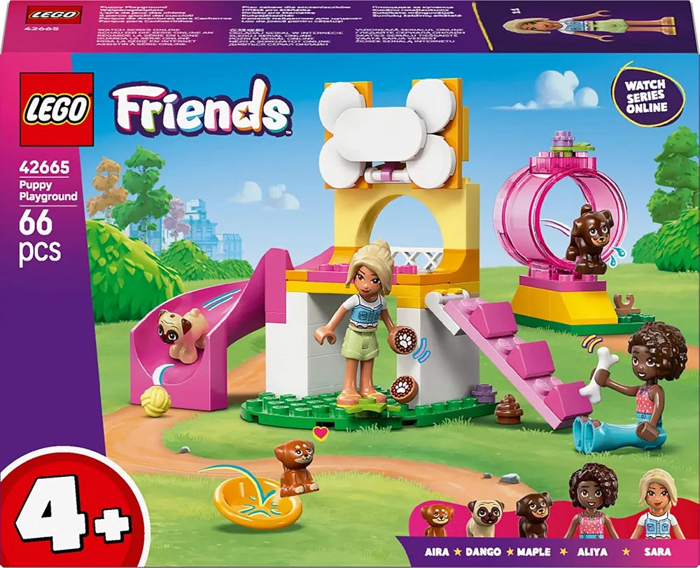 Lego Friends Puppy Playground Building Kit Dog Toy for Pretend Play 42665 Building Blocks Toys for 4+ Gift for Boys and Girls