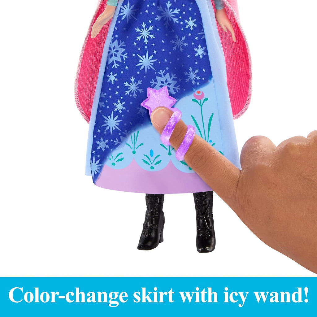 Mattel Disney Frozen Anna Magical Color Change Skirt Fashion Doll