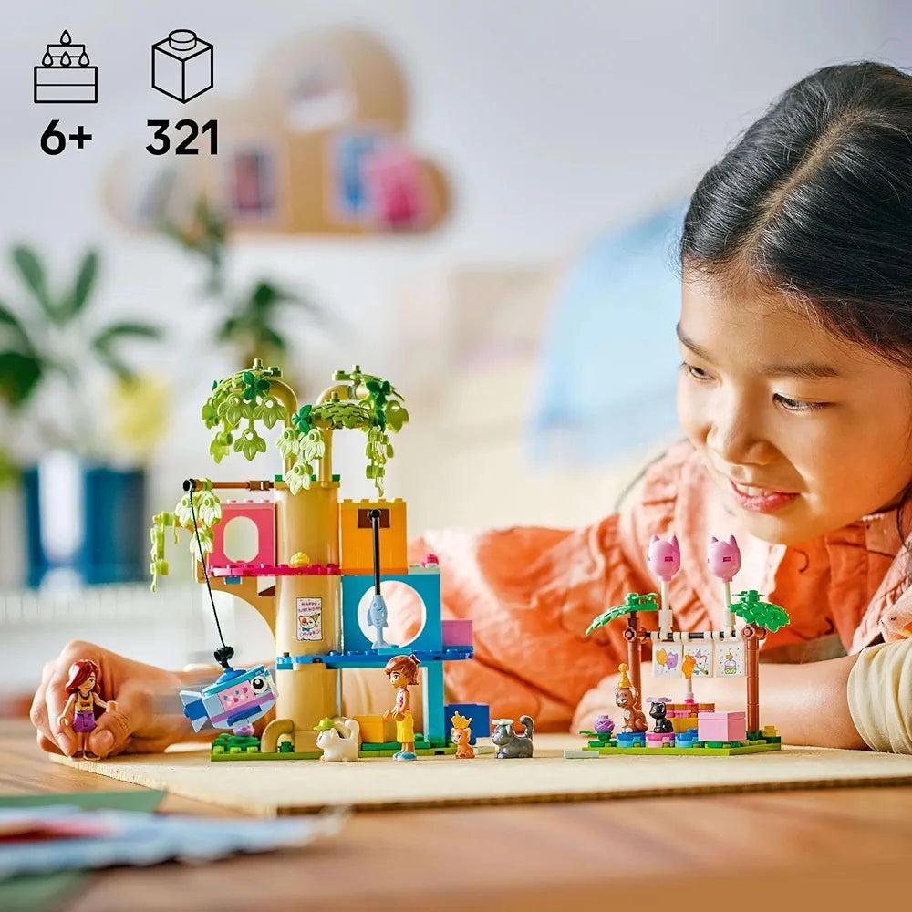 Lego Friends Cat Birthday Party & Tree House Building Kit Toy 42666 Building Blocks Toys for 6+ Gift for Boys and Girls