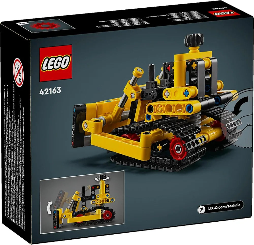 Lego Technic Heavy-Duty Bulldozer Set 42163 Building Blocks Toys for 7+ Gift for Boys and Girls