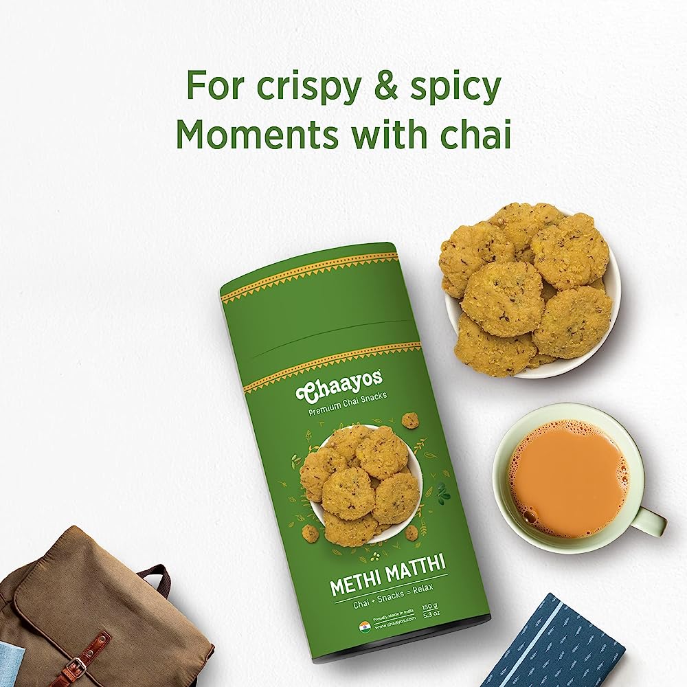 Chaayos Methi Mathri Snacks