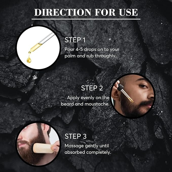 Quemico Professionnel Sandalwood Beard Oil For Men - 35 ml