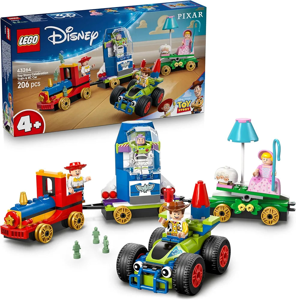 Lego Disney and Pixar’s Toy Story Celebration Train & RC Car Building Playset 43264 Building Blocks Toys for 4+ Gift for Boys and Girls