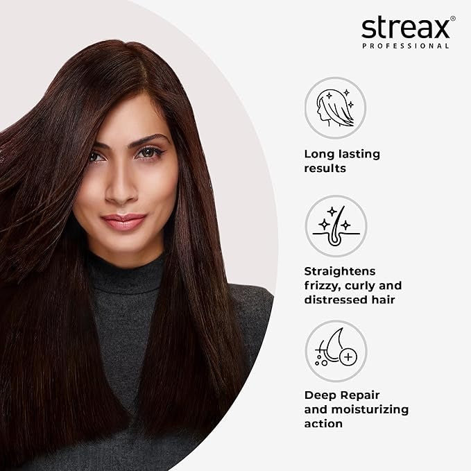 Streax Professional Canvoline Hair Straightening Cream - Mild - 160 gms