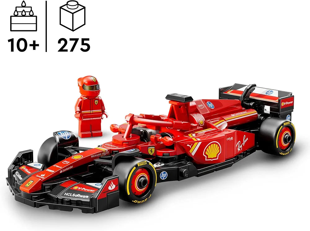 Lego Speed Champions Ferrari SF-24 F1 Race Car Driver Set 77242 Building Blocks Toys for 10+ Gift for Boys and Girls