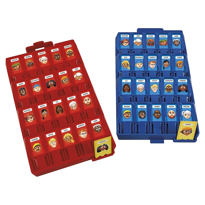 Hasbro Gaming Guess Who Grab and Go Tabletop Game Multicolour