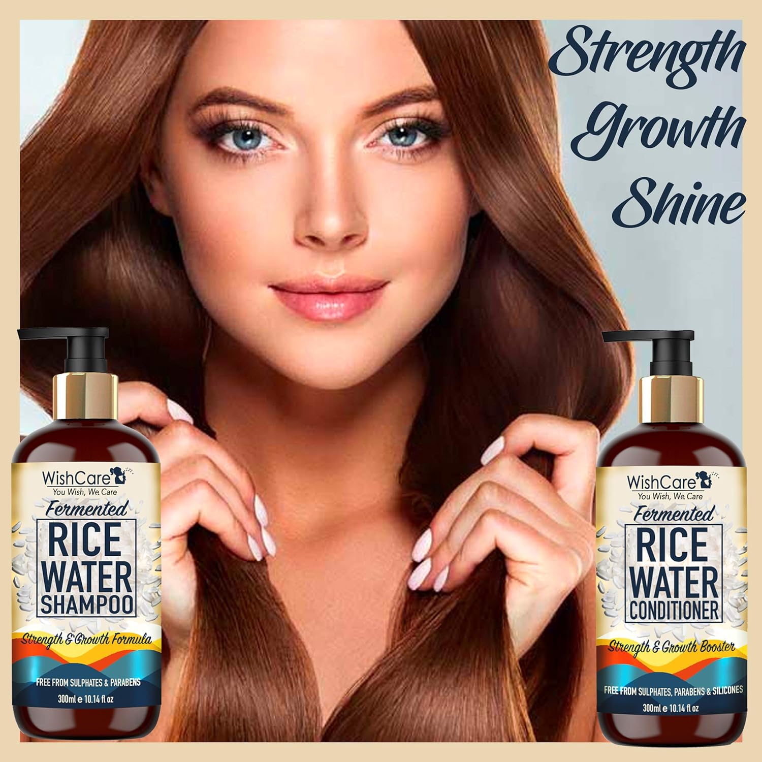 WishCare Fermented Rice Water Shampoo - 300 ml