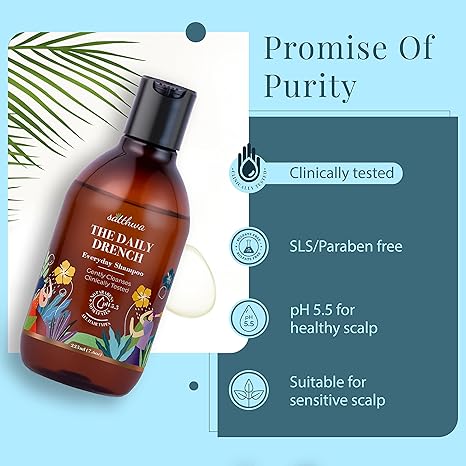 Satthwa Daily Drench - Everyday Mild Shampoo - 225 ml