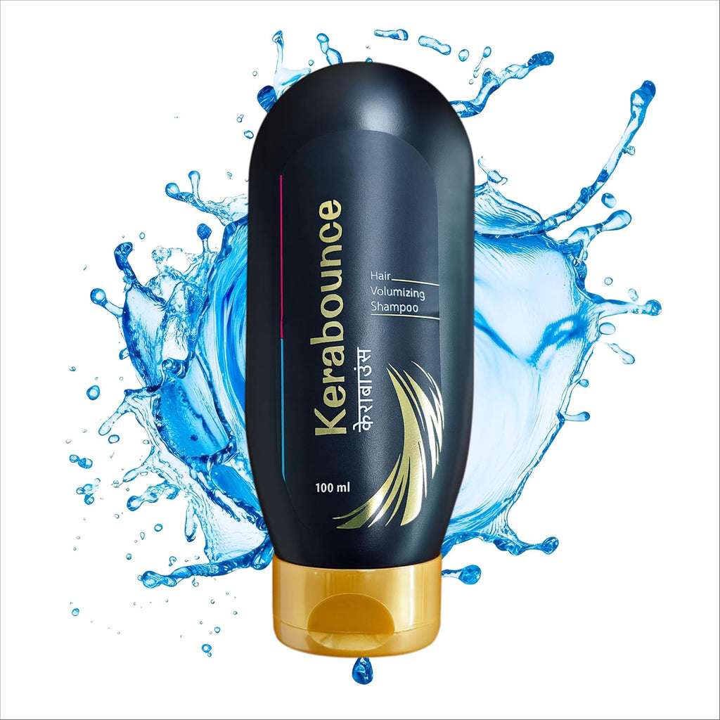 Ipca Kerabounce Hair Volumizing Shampoo â€“ Sulphate Free & Paraben Free, Colour Safe, Gentle Scalp Care, Natural Hair Care Shampoo for Daily Use, 100 ml