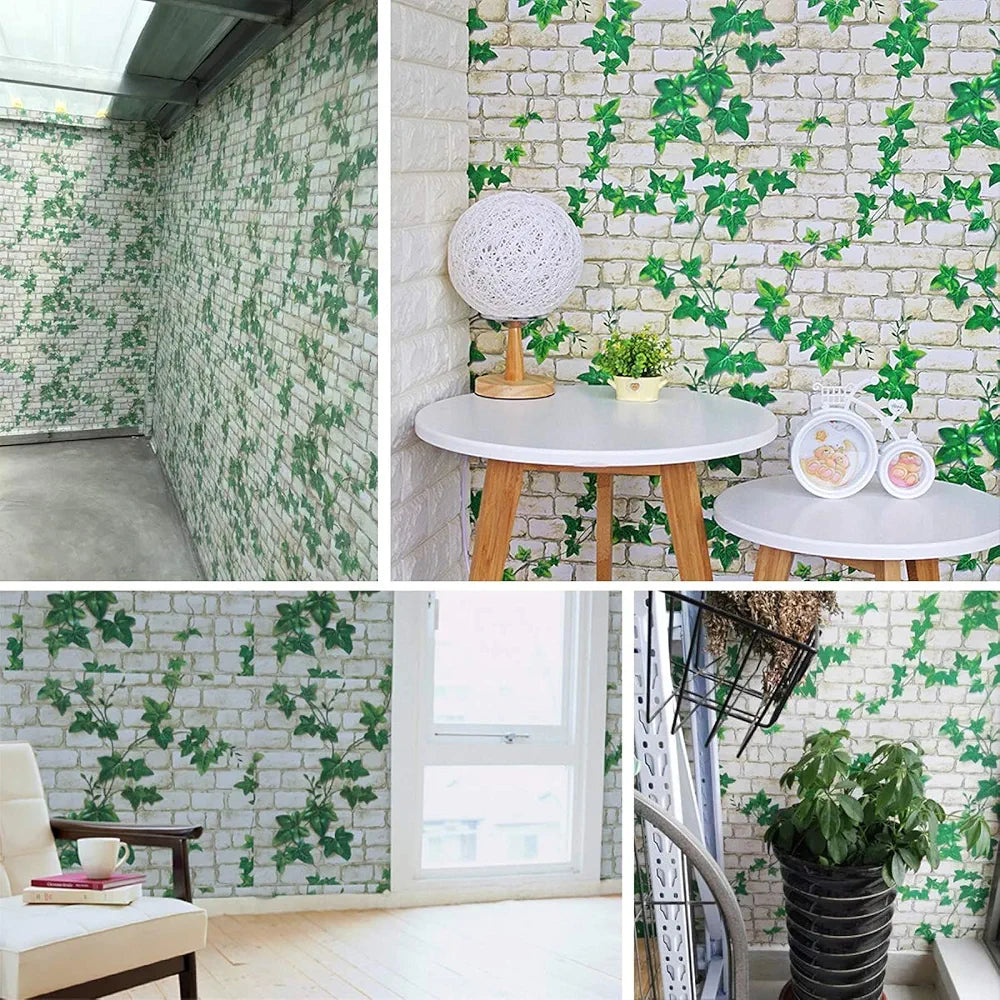 Jaamso Royals Vinyl Pvc Abstract Self Adhesive Peel and Stick Wall Sticker Wall Paper 500CM X 45CM