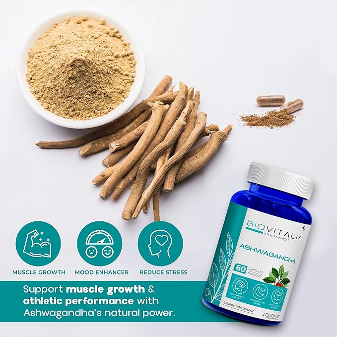 Biovitalia Organics Ashwagandha - 60 caps