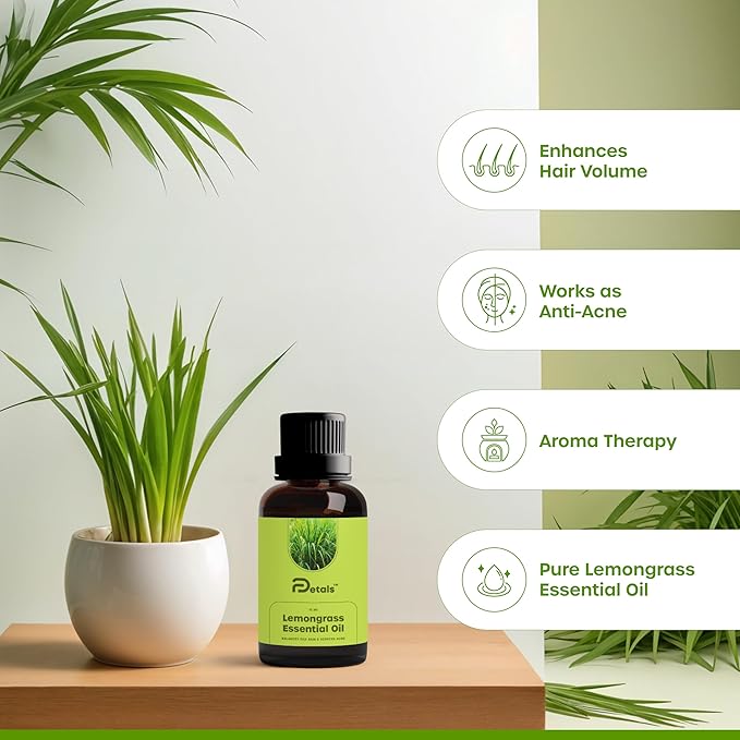 DPetals Lemongrass Essential Oil - 15 ml