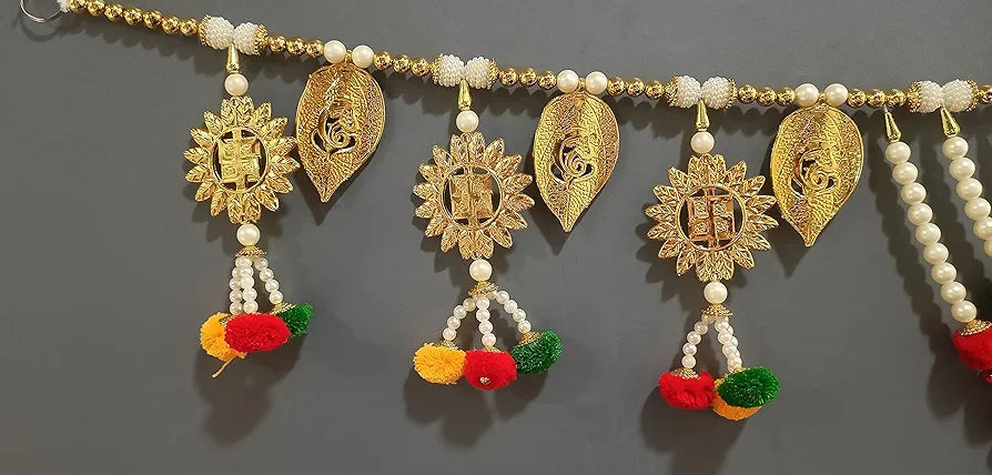 CraftVatika Door Hanging Toran Ganesha Swastik Design Toran Multicolour