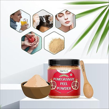 OurHerb Pure Natural & Organic Pomegranate Peel Powder - 200 gms