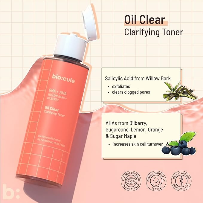 Biocule Oil Clear Clarifying Toner - 100 ml