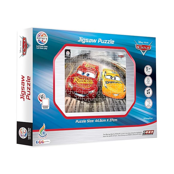 Ratna's 99 Pieces Disney & Marvel Series Jigsaw Puzzle for Kids | Puzzle | Disney Car