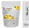 Go Organic Lemon Peel Powder (Citrus Limonum) for Face Cleanser & Skin Whitening | Skin Exfoliant for Glowing Skin, Acne, Pigmentation & Dark Spots (150 Gm)