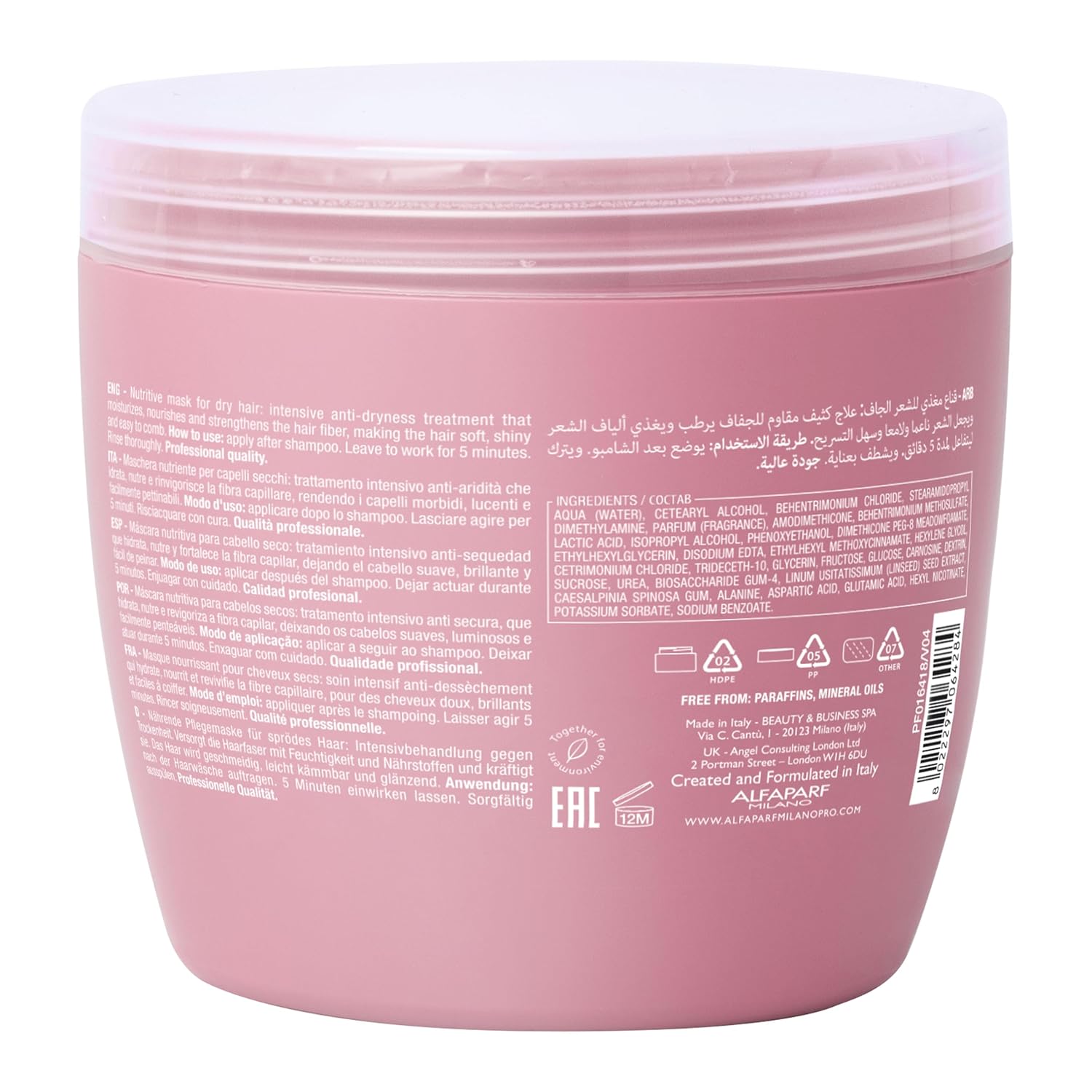 Alfaparf Semi Di Lino Moisture Nutritive Low Mask 500 Ml