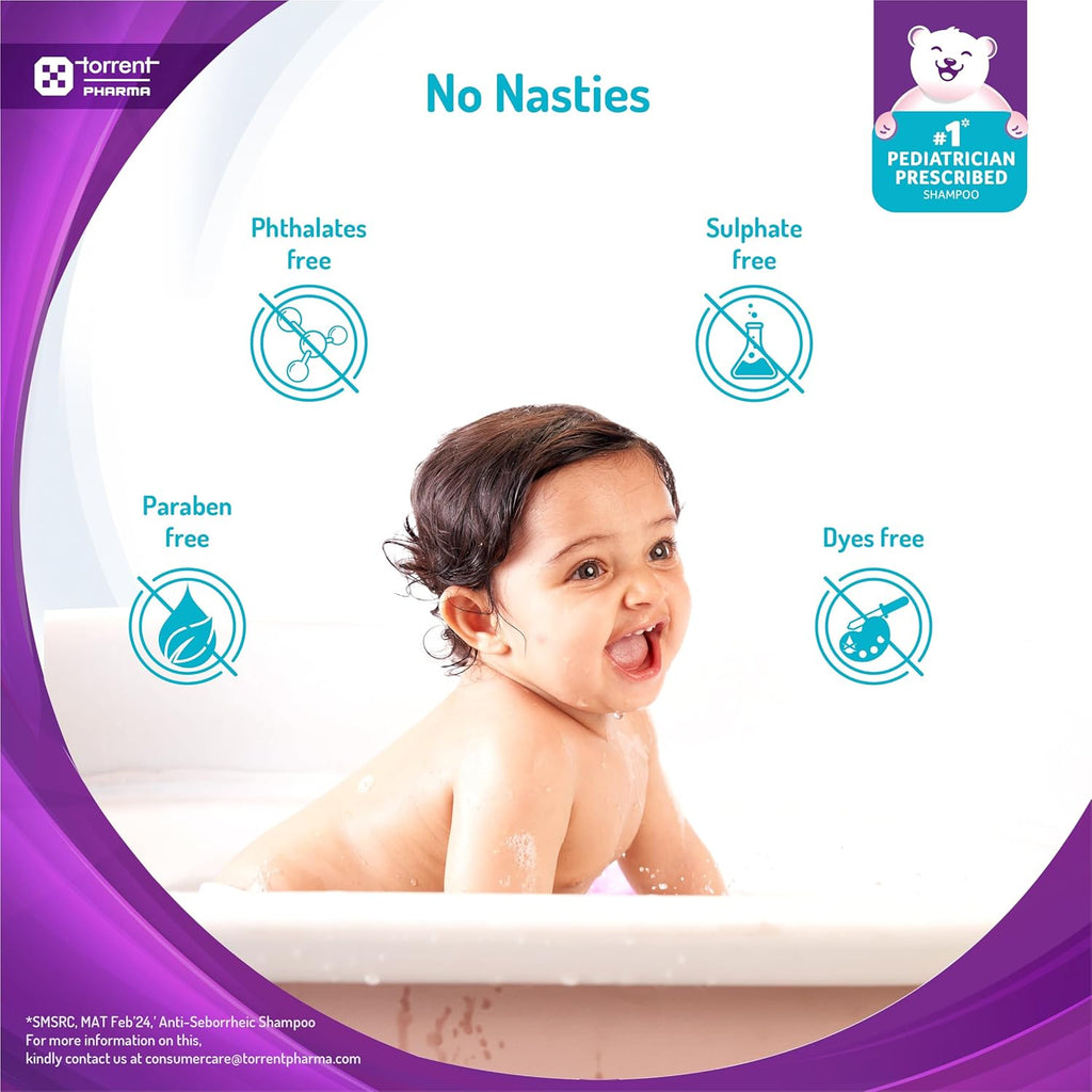 Torrent Pharma Tedibar Spoo gentle baby shampoo - 250ml