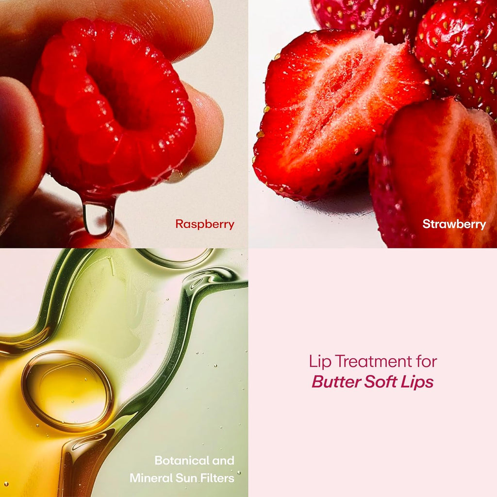 52 Sundaze Berry Butter Tinted Lip Balm SPF 30 PA+++ | With Shea Butter & Acai Berry Butter | Brightens Dark Lips & Evens Lip Tone | Moisturising Lip Balm for Daily Use | For Men & Women | 5 g