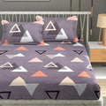 Homefab India 180 TC Microfiber Double BedSheet with 2 Pillow Covers Wine