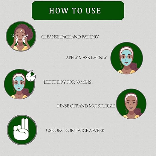 Luvyh Activated Charcoal Face Mask Cream - 100 gms