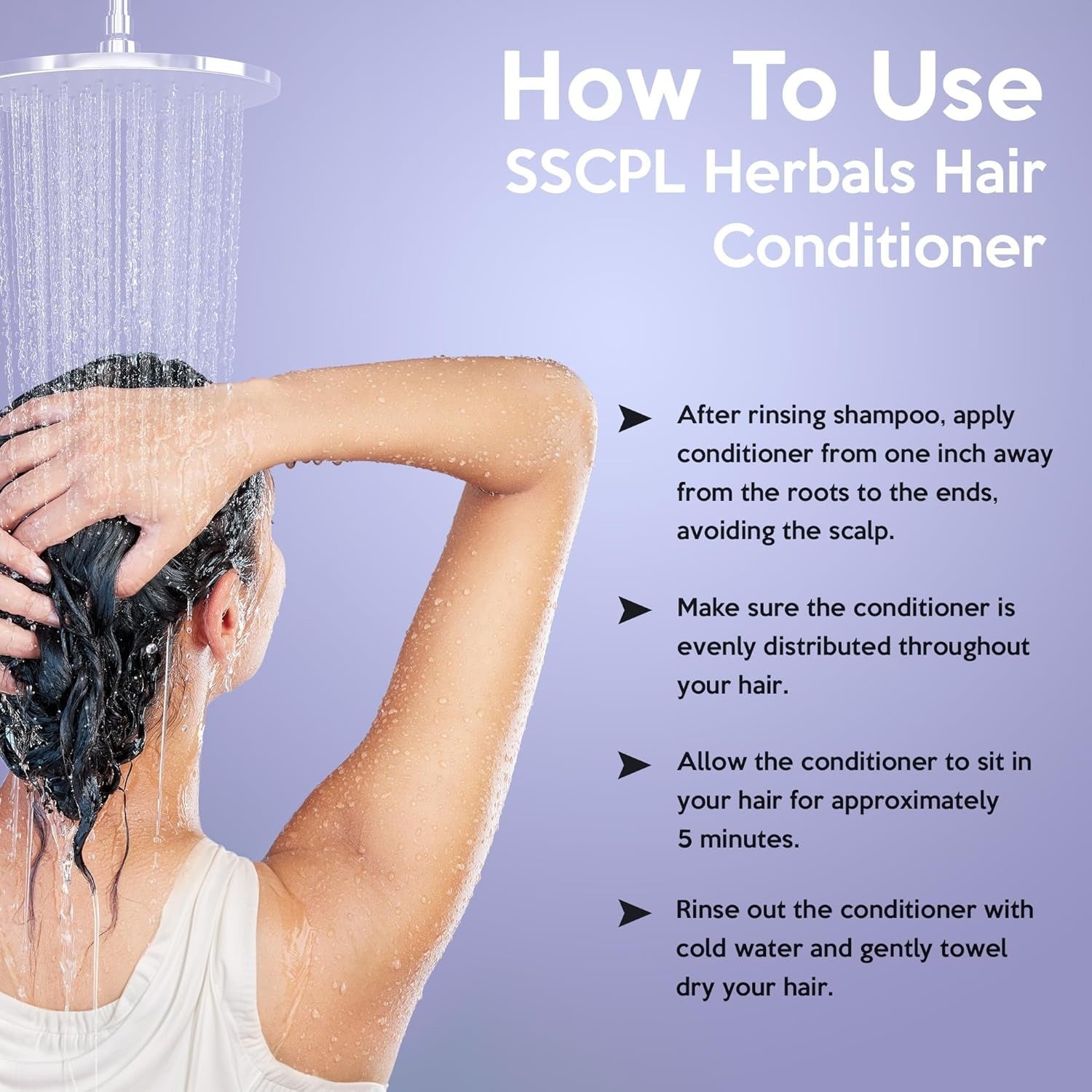 Sscpl Herbals Sulfate-Free & Paraben-Free Conditioner - 200 ml (Pack of 2)