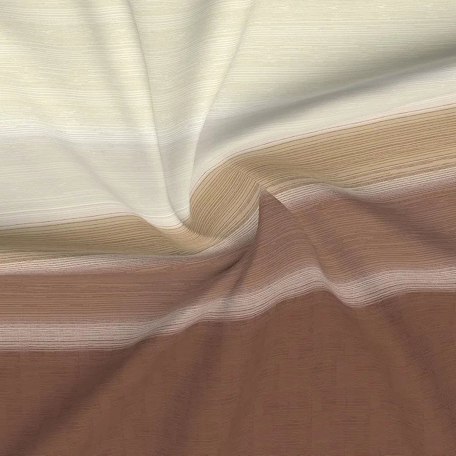 Layers Duracount Bedsheet Set for All Seasons Lightweight 225 CVC King Size Brown