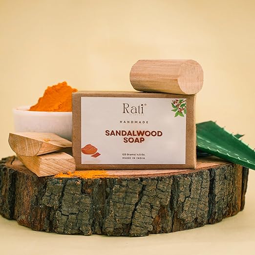 Rati Ayurveda Handmade Sandalwood Soap - 125 gms