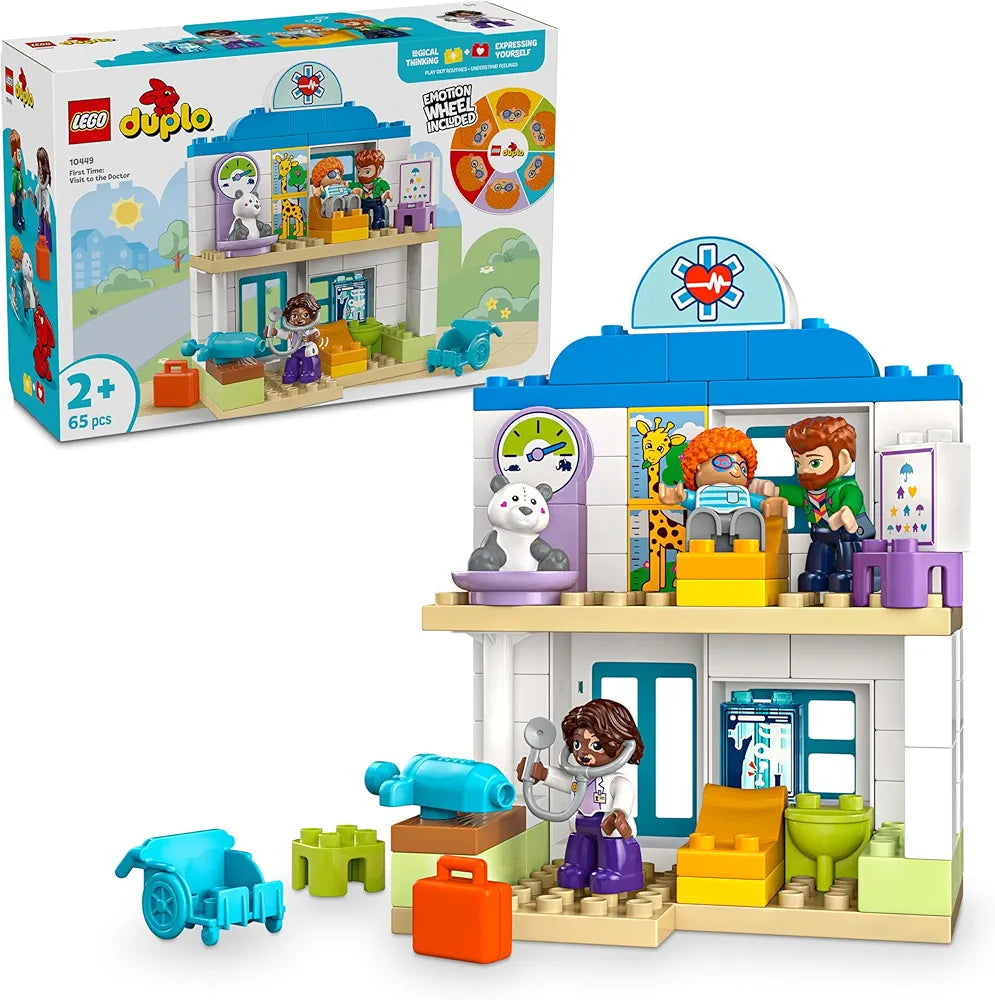 Lego Duplo Town First Time: Visit with The Doctor 10449 Building Blocks Toys for 2+ Gift for Boys and Girls